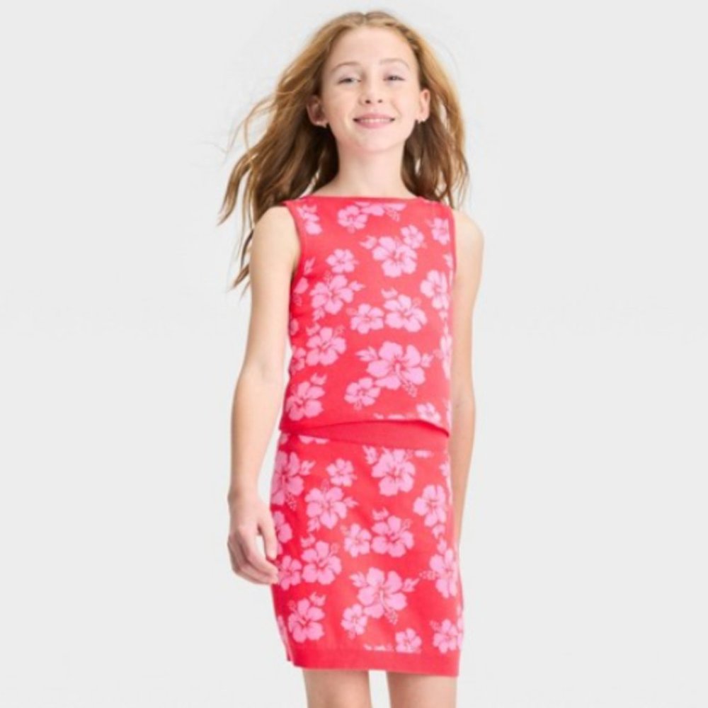 Art Class by Target Girl's High Neck Sweater Tank Top NWT